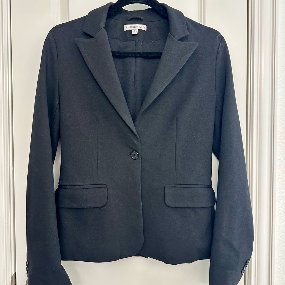 Women's Black Blazer by Sincerely Jules
